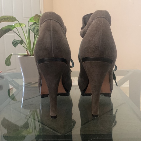 🔥1/2 of Summer Sale!🔥 ASH Poppy Suede Heeled Lace Up Bootie - Picture 7 of 12